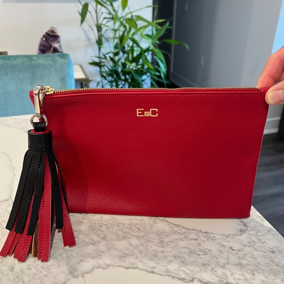 Leather Clutches in red color. Brand new - Picture 4 of 4